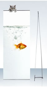 Details zu Bannerdisplay-Ersatzbahn "4 Screen Classic" inkl. Druck
