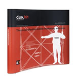 Details zu Faltdisplay "Duohit" inkl. Bedruckung