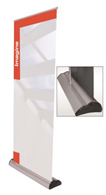 Details zu Rollup-Display "Imagine" inkl. Bannerdruck