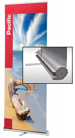 Details zu Rollup-Display "Pacific" inkl. Bannerdruck