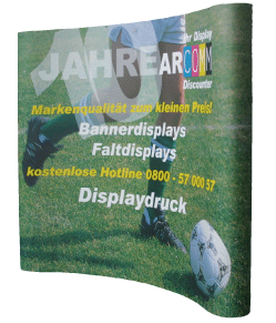 Faltdisplay "Network" inkl. Bedruckung (Faltdisplays)
