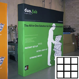 Softimage Fabric "Duofab"  Neubedruckung (Faltdisplay-Ersatzgrafikbahnen)