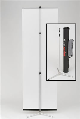 Bannerdisplay "Duosprint" mit Teleskopstange inkl. Bannerdruck (Bannerdisplays)