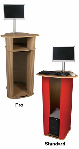 Messestehtisch "Data Pod" (Theken und Counter)