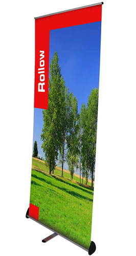 Rollup-Banner "Rollow" Ersatzbahn (Rolldisplay-Ersatzgrafikbahnen)