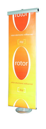 Motordisplay "Rotor" inkl. Bannerdruck (Rollups)