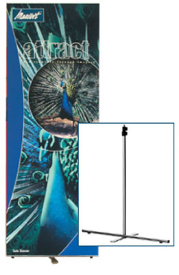 Bannerdisplay "Solo 2 Double" mit Teleskopstange inkl. Bannerdruck (Bannerdisplays)