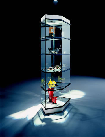 Ausstellungsvitrine "Transparenta" F�nfeck (Vitrinen)
