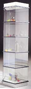Ausstellungsvitrine "Transparenta" Trapez (Vitrinen)