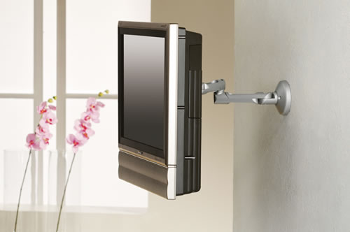 LCD-Halterung Trio bis 30 Zoll mit 3 Gelenken aus Aluminium (Multimedia)