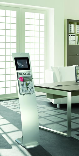 LCD-Prospektst�nder "Velo Media" (Multimedia)