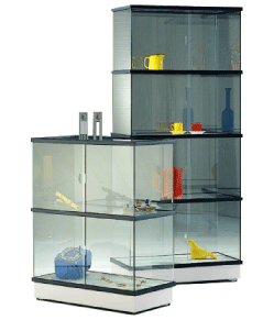 Ausstellungsvitrine "Transparenta" Rechteck (Vitrinen)