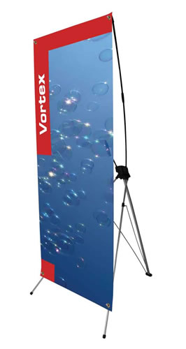 Bannerdisplay "Vortex" inkl. Bannerdruck (Bannerdisplays)