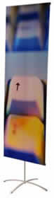 Details zu Bannerdisplay "Steck Plus" inkl. Bannerdruck