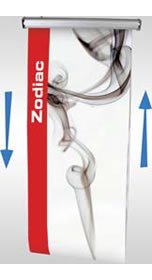 Details zu H�ngendes Roll Up "Zodiac" mit Motor