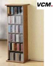 VCM CD-Turm f�r 210 CDs mit Glast�r