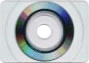 Visitenkarten-CD-Rohlinge rechteckig - etikettierbar- 60MB