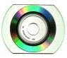 Visitenkarten-CD-Rohlinge halbrund - etikettierbar - 50MB