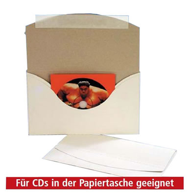 CD-Umschl�ge selbstklebend mit Fenster - XL (Versandverpackung)