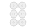 zum Shop: 6 St�ck transparente CD-Etiketten f�r 8cm Mini CD-R (LaserKlar) (CD-Etiketten 8cm Mini)