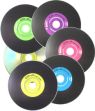 Details zu: 10 St�ck Emtec CD-R im Vinyl-Design in Slimbox - farbig Inkjet bedruckbar (CD-Rohlinge farbig)