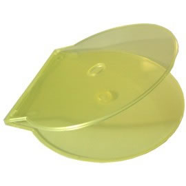 CView CD-H�llen - gelb - abheftbar (CD-Huellen Cshell)