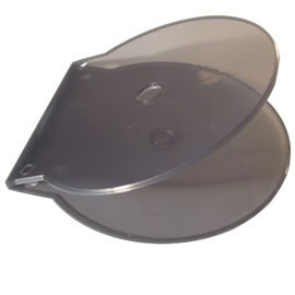 CView CD-H�llen - schwarz/transparent - abheftbar (CD-Huellen Cshell)