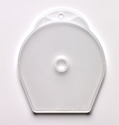 CShell Mini CD-H�llen f�r 8cm Mini CD-R - transparent frosted -  abheftbar (CD-Rohlinge 8 cm Mini)