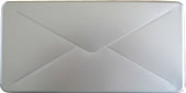 Metallh�lle im Briefformat ohne Fenster  (Designer Metallh�llen)