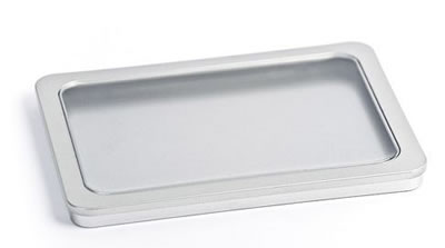 Metallh�lle A5 mit Fenster (Designer Metallh�llen) (CD-Boxen Metall)