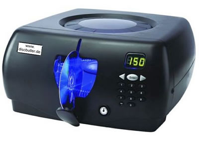 CD/DVD-Butler f�r 150 Disks - blau (Archivierungsautomaten)