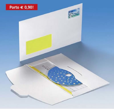 Combi-Diskumschl�ge f�r CD (Versandverpackung)