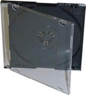 CD-Slimcase f�r Mini-CD-R - schwarz