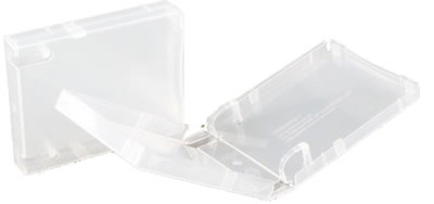 CD-Archivierungsbox PP 80mm - transparent frosted (CD-Boxen 8cm Mini)