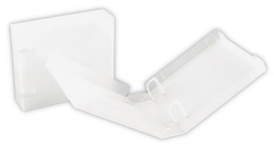 CD/DVD-Archivierungsbox PP20 - transparent/frosted (Archivierungsboxen)