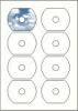 CD-Etiketten halbrund 78x61mm LaserGloss - 80 St�ck 