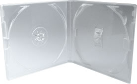 AMARAY CD-H�llen Sound & Vision Double - transparent (CD-Mehrfachboxen)
