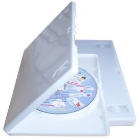 AMARAY DVD-H�llen - weiss - 50 St�ck (DVD-Huellen)