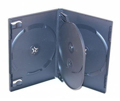DVD-H�lle 4-fach - schwarz (DVD-Huellen)