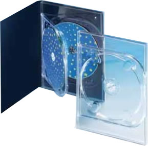 Digitray f�r 3 DVDs (Versandverpackung-DVD)