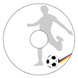 Aktions-CD/DVD 8cm Fu�ball 2006 Motiv "Fu�ballspieler"