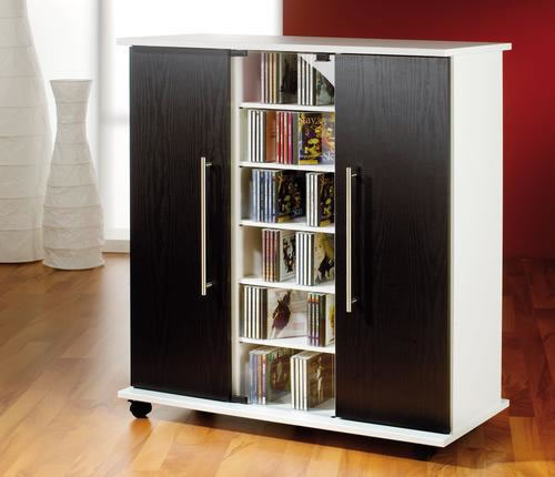 CD/DVD-Sideboard VCM Luxor f�r 900 CDs oder 390 DVDs (CD-Sideboards)