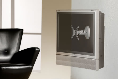 LCD-Halterung VCM Uno bis 30 Zoll mit 1 Gelenk aus Aluminium (Halterungssysteme)