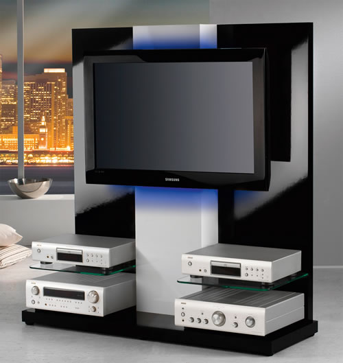 VCM Lombardo Mediencenter incl. LCD-/Plasma-Halterung (Hifi- und TV-Moebel)