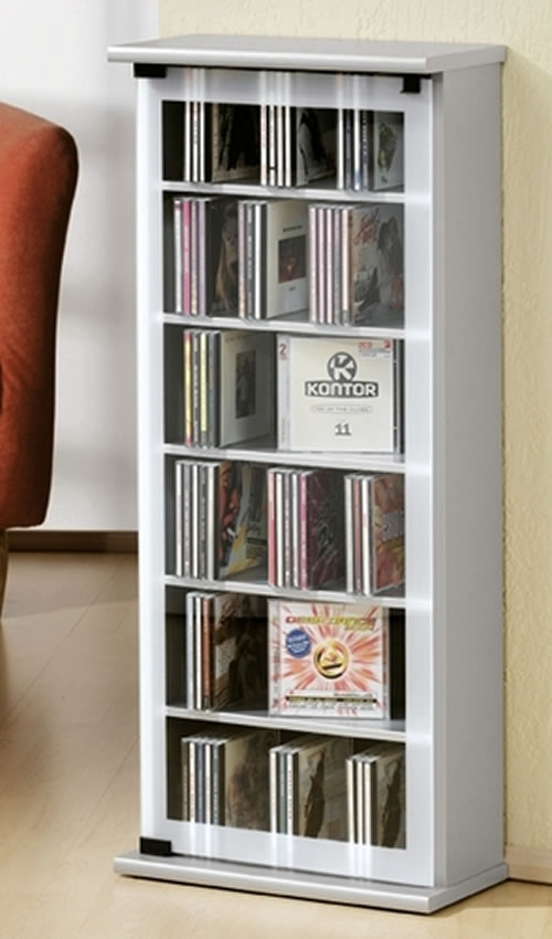 CD-Turm VCM Classic f�r 150 CDs oder 65 DVDs (CD- und DVD-Moebel)