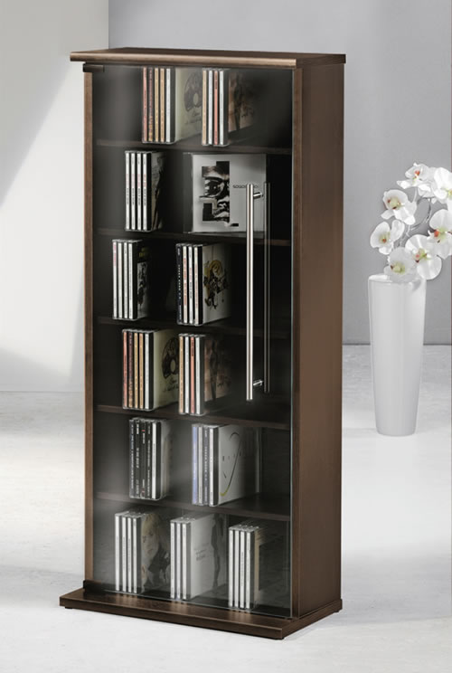 CD-Vitrine VCM Marino f�r 150 CDs oder 65 DVDs (CD-Tuerme 100-300)