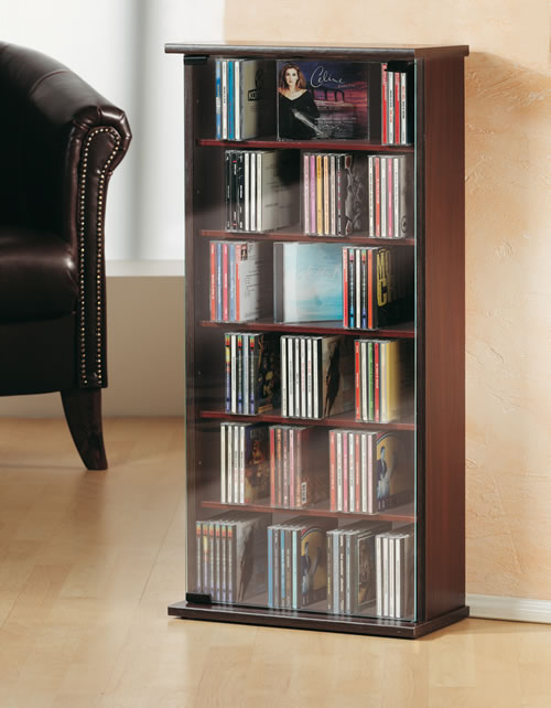 CD-Turm VCM Vetro f�r 150 CDs oder 65 DVDs (CD- und DVD-Moebel)
