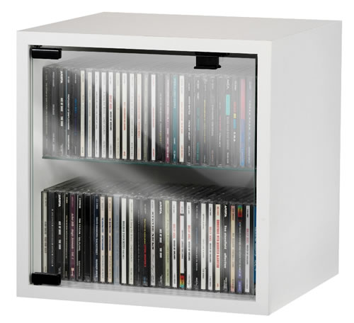 VCM CD-Anbauprogramm Quattro f�r 148 CDs mit Glast�r (CD- und DVD-Moebel)