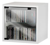 Details zu: VCM CD-Anbauprogramm Quattro f�r 148 CDs mit Glast�r (CD- und DVD-Moebel)