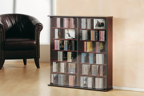 CD-Turm VCM Roma f�r 300 CDs oder 130 DVDs (CD- und DVD-Moebel)
